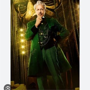 Wicked Wizard of Oz coat costume. Emerald green men’s medium new never worn